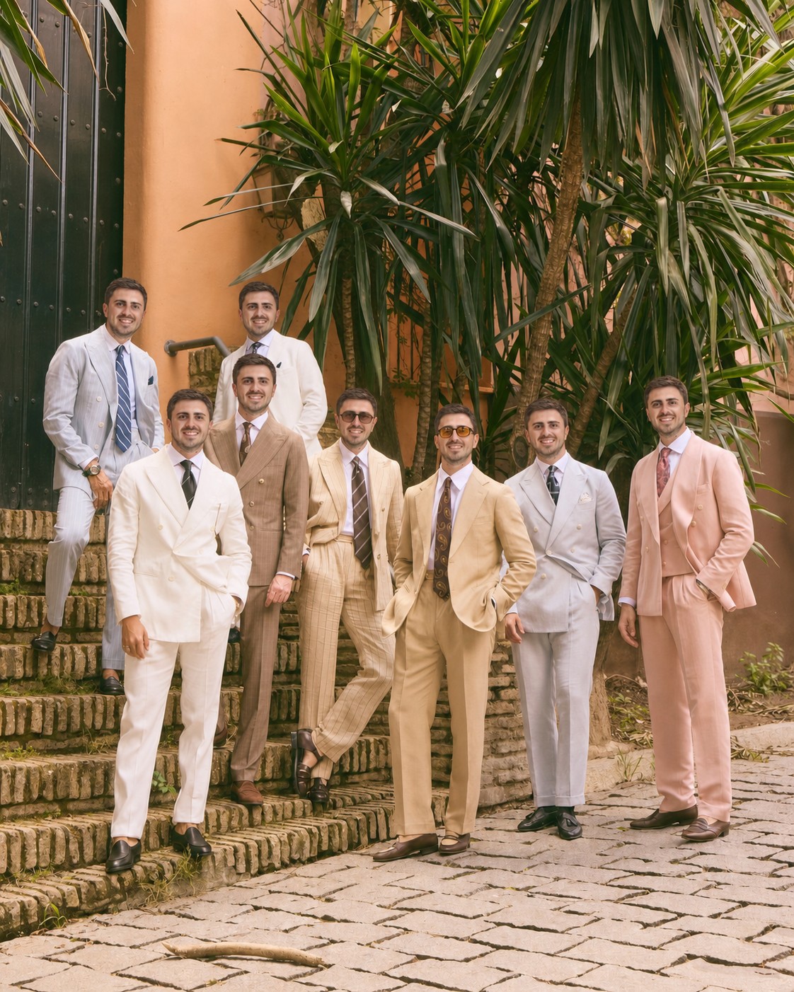 Inspiration de costumes beiges, bruns et terracotta