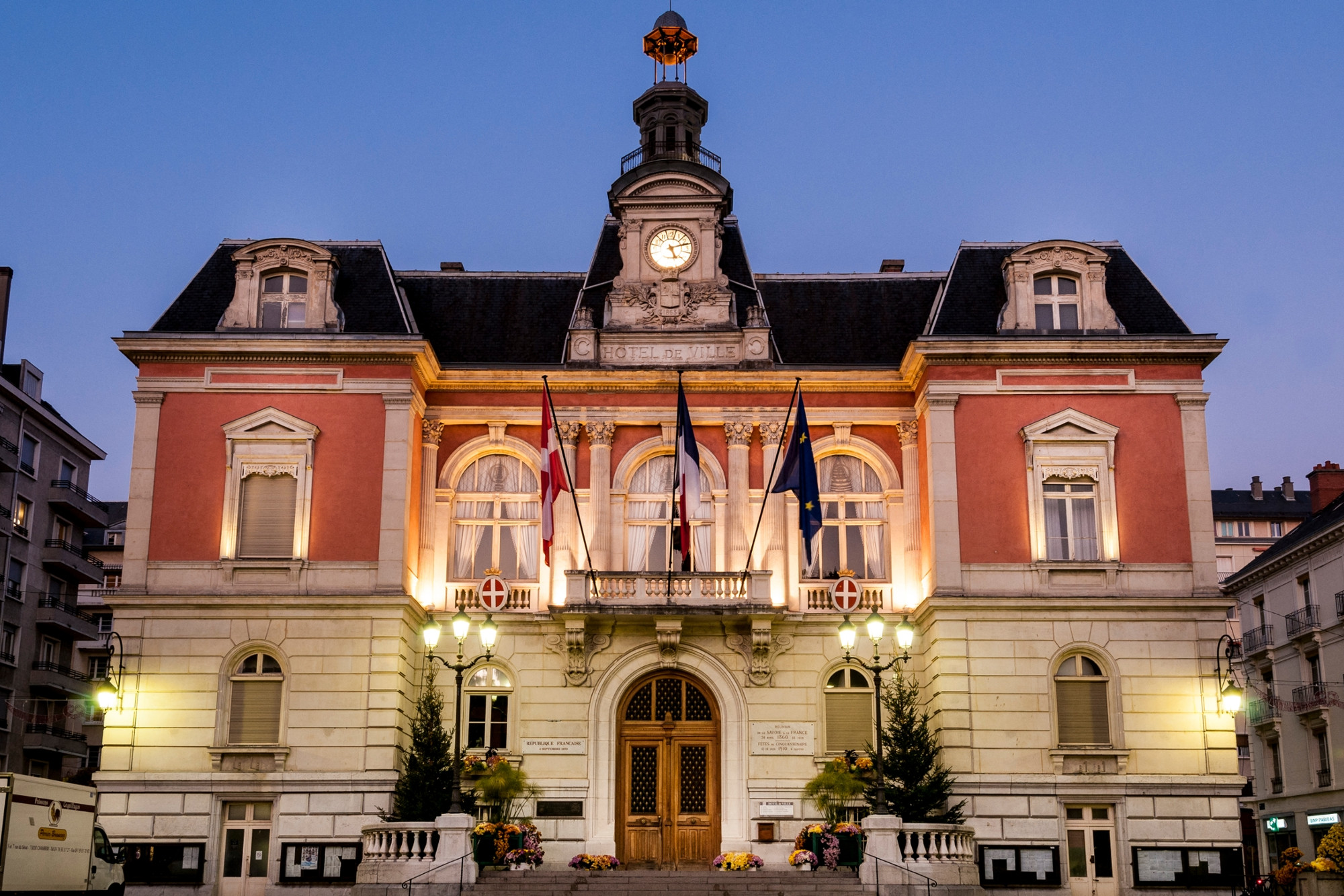 Façade de la mairie de Chambéry